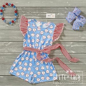 Pete + Lucy girl jumpsuit